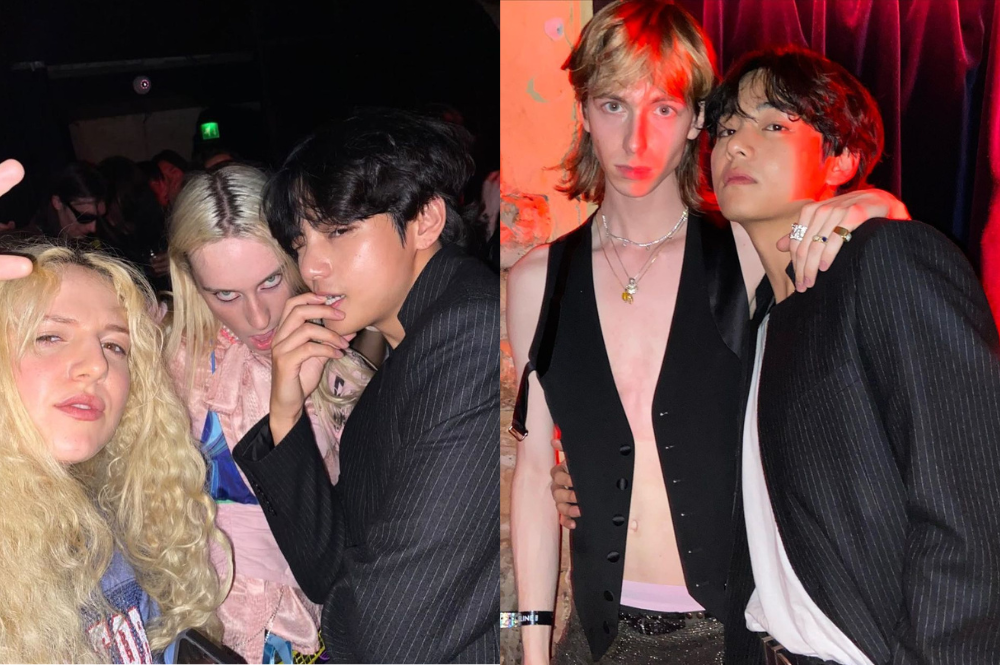 Netizens react to BTS Kim Taehyung's pictures from CELINE's after-party