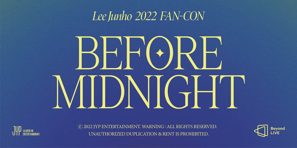 Чуно (2PM) проведёт фан-концерт «Before Midnight» в Корее и Японии + онлайн