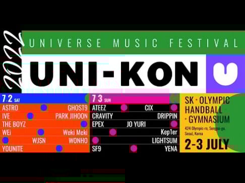 ASTRO, Cosmic Girls, IVE, The Boyz, Weki Meki