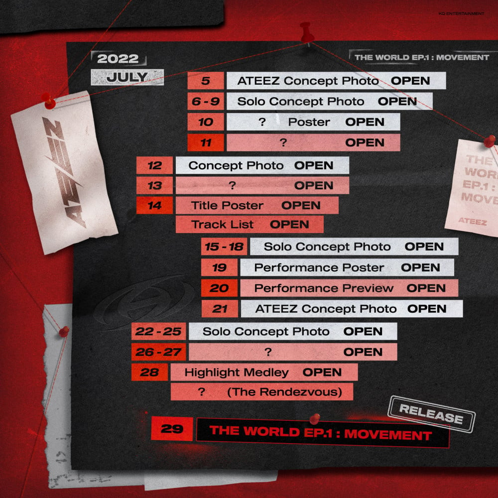 [Камбэк] ATEEZ альбом "The World Ep.1: Movement": концепт-фото (Сан, Минги)