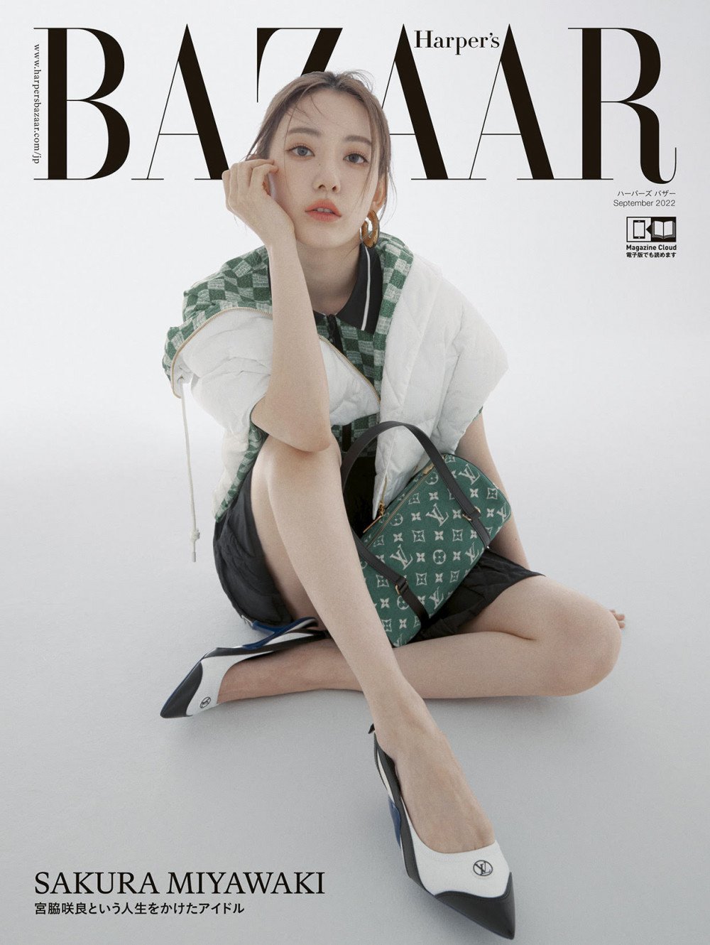 LE SSERAFIM Sakura for SPUR Magazine December 2022 Issue x Louis Vuitton