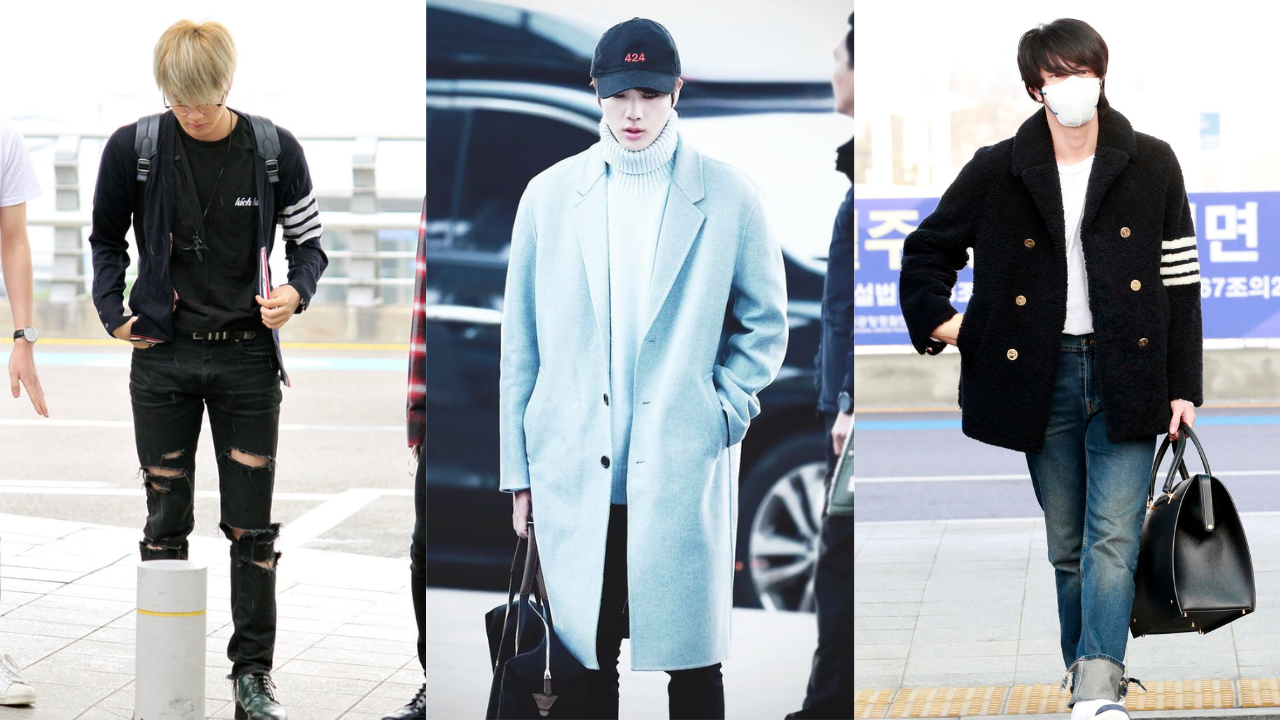 BTS Sports Casually Flawless Outfits In Their Latest Airport Outing
