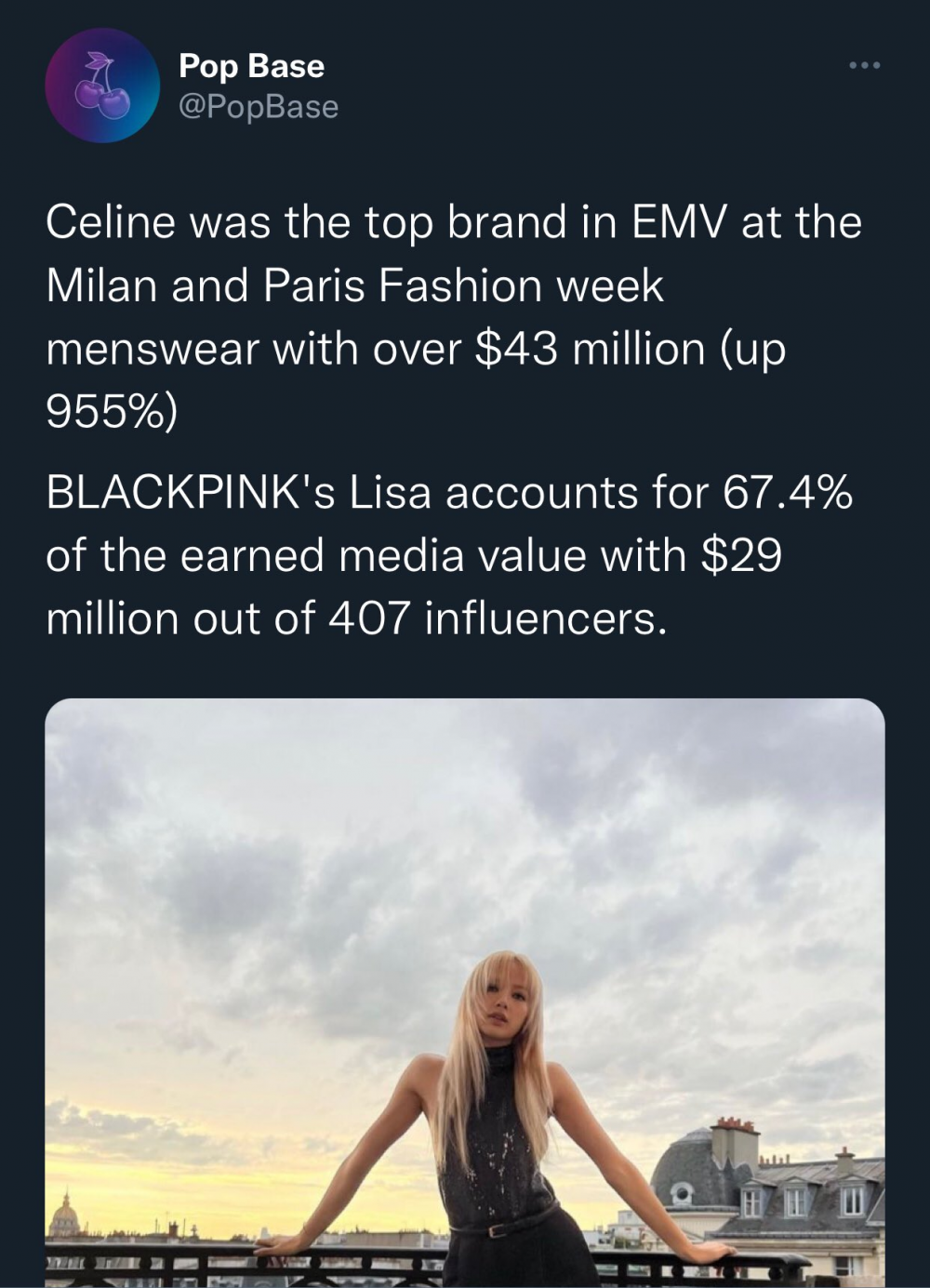 Blackpink's Lisa and Celine Stole Paris Fashion Week Men's