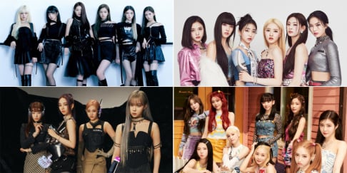 aespa, I-DLE, ITZY, IVE, IZ*ONE, Kep1er, LE SSERAFIM, STAYC