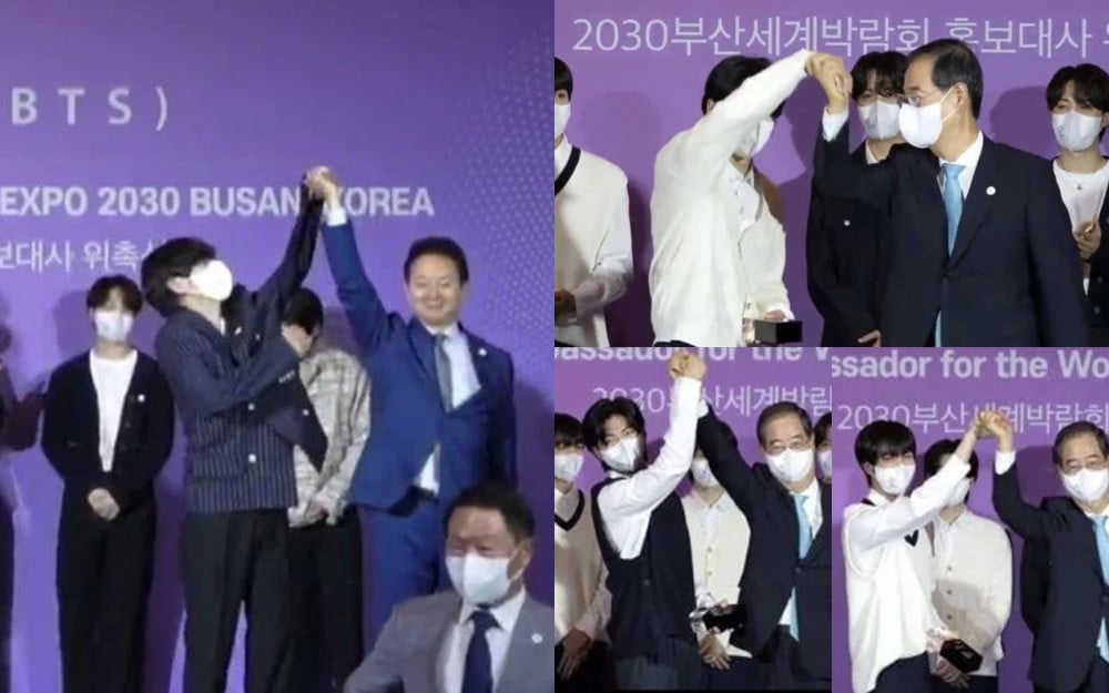 Нетизены возмущены тем, что чиновники грубо выкручивали руки участникам BTS для фотосессии