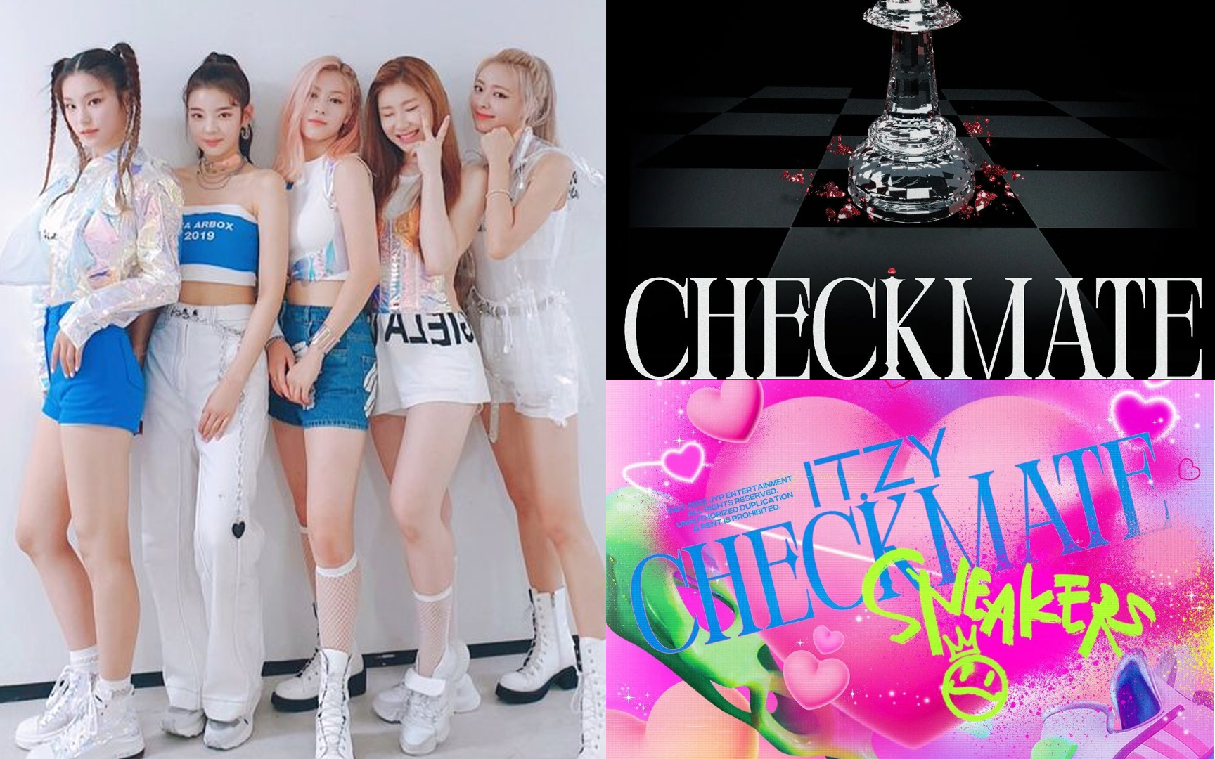 ITZY has released a new album cover for 'CHECKMATE,' after fans