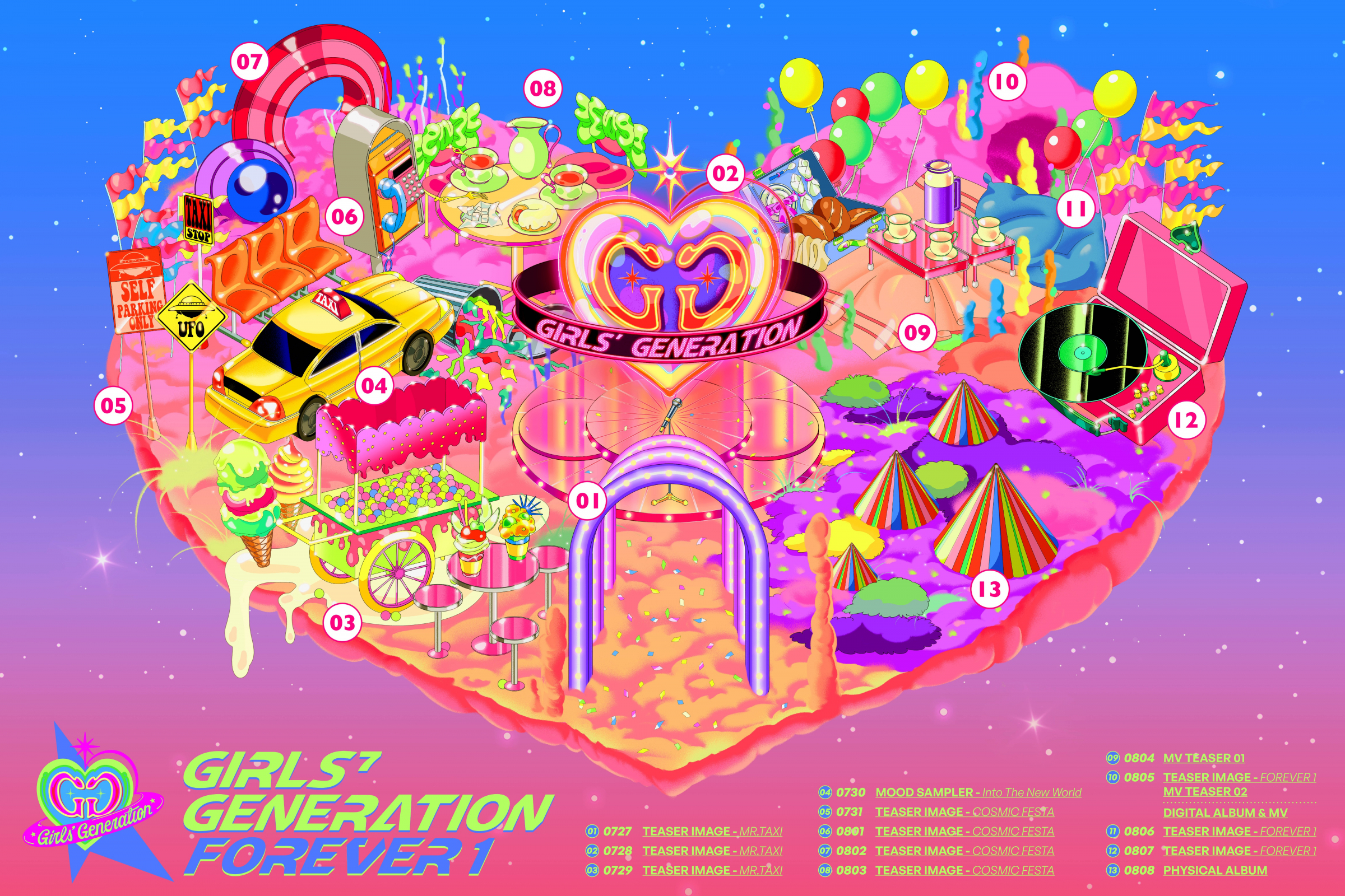 Girls' Generation starts the countdown to their comeback with a