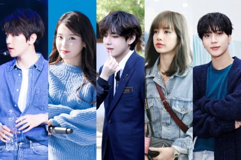 G-Dragon, BLACKPINK, Jennie, Rosé, Lisa, BOL4 (Bolbbalgan4), BTS, V, Jungkook, Jimin, Jin, J-Hope, SUGA, RM (Rap Monster), Eric Nam, Baekhyun, Doh Kyung Soo (D.O.), Taeyeon, Jackson, Jeon So Mi, IU, Lee Hi, (Jessica H.o.) Jessi, Solar, Moon Byul, Hwa Sa, Wonho, Taeyong, Psy, Taemin, HyunA