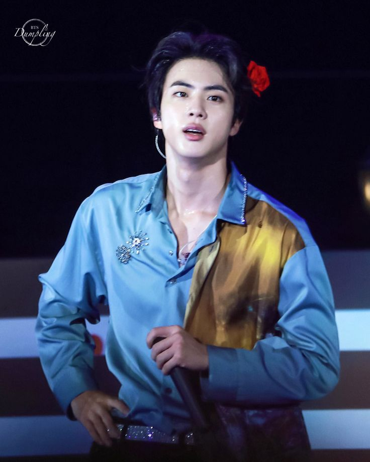 BTS Jin Wears Coolest Ever Blue Outfit and It Proves Why He Is Called  Worldwide Handsome