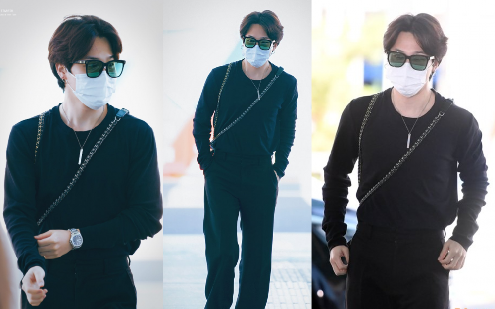 TJP on X: Jimin's famous Chanel “Gabrielle Hobo Handbag” sports new  gorgeous additions! Our master of accessorizing just knows all the right  pieces to pick! HAVE A SAFE FLIGHT JIMIN  /