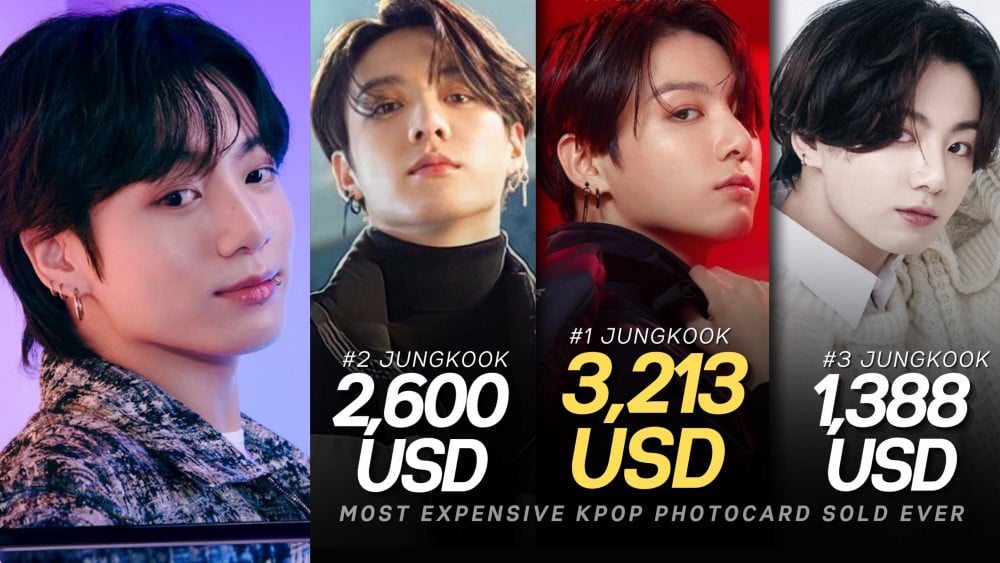 BTS's Jungkook has the most expensive K-Pop photo cards to be ever sold