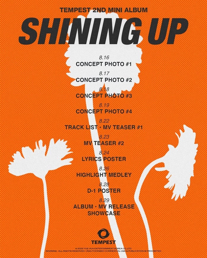 [Камбэк] TEMPEST мини-альбом «Shining Up»: музыкальное видео «Can't Stop Shining»