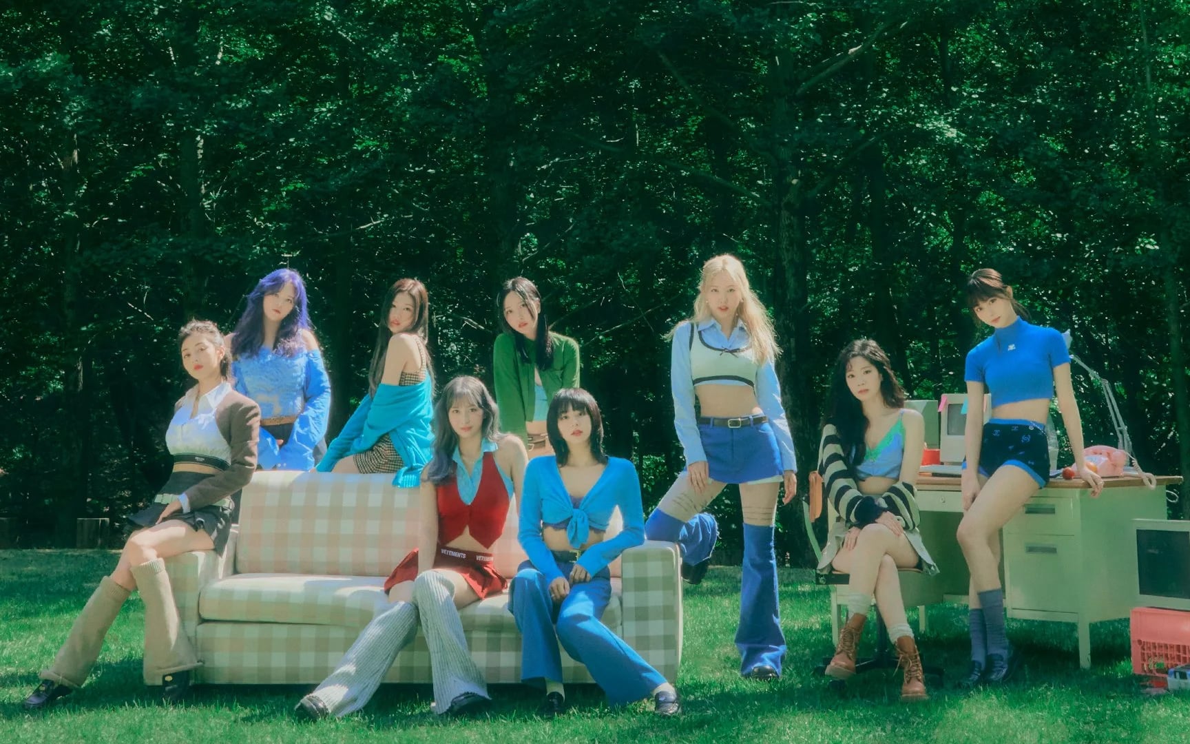 TWICE gets some fresh air outdoors in the new teaser photos for their
