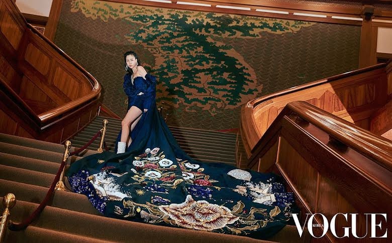 Han Hye Jin Embraces the Colors of Peru in Vogue Korea's July