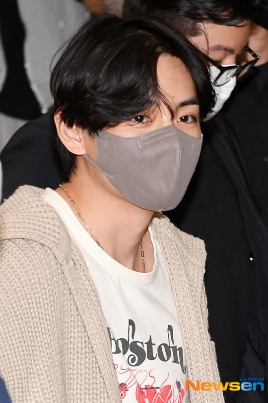 All of BTS Wore Face Masks to the Airport This Morning Except for