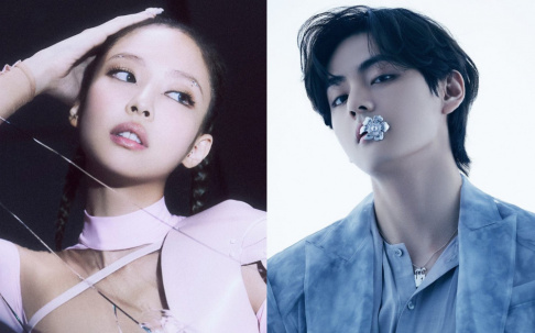 BLACKPINK, Jennie, BTS, V