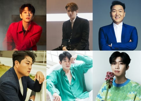 Hwang Chi Yeol, Lim Young Woong, Psy, Kang Daniel