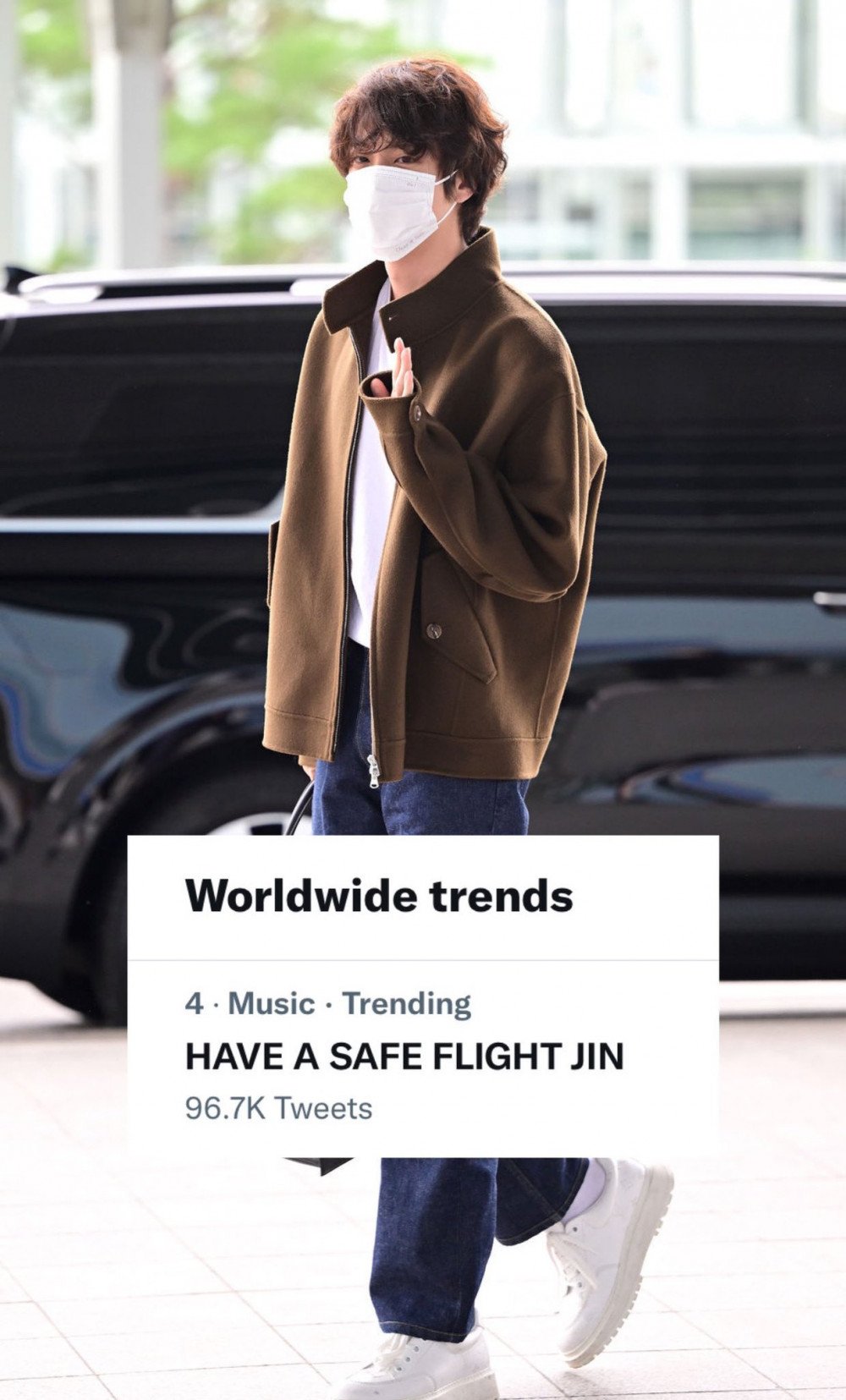 BTS Jin Airport Fashion 2022: Here Are the Items From His Recent Departure  to LA