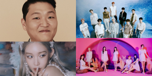 Tiffany Young, Highlight, Kim Chung Ha, Psy, The Boyz, Weeekly