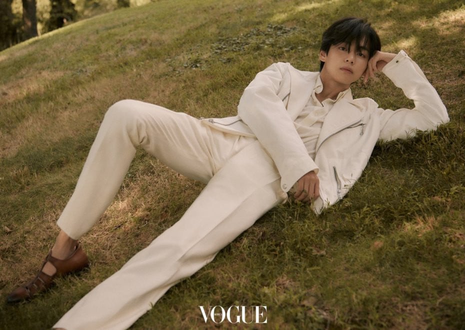 kim: BTS star Kim Tae-hyung gets featured on Korea's Vogue magazine cover.  Check out the details - The Economic Times