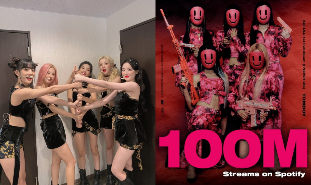 Трек (G)I-DLE «Tomboy» достиг 100 миллионов стримов на Spotify 