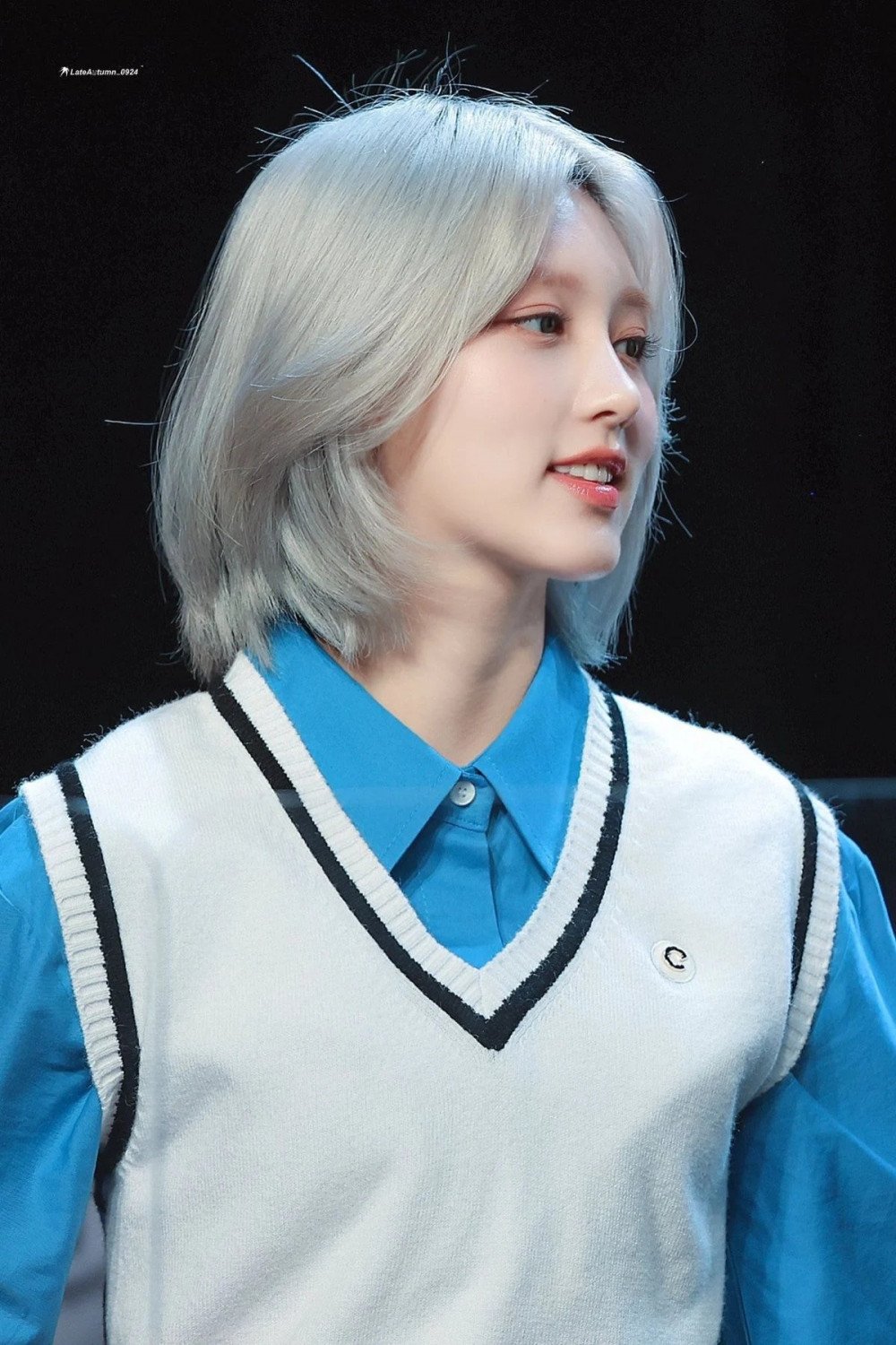black purplish hair