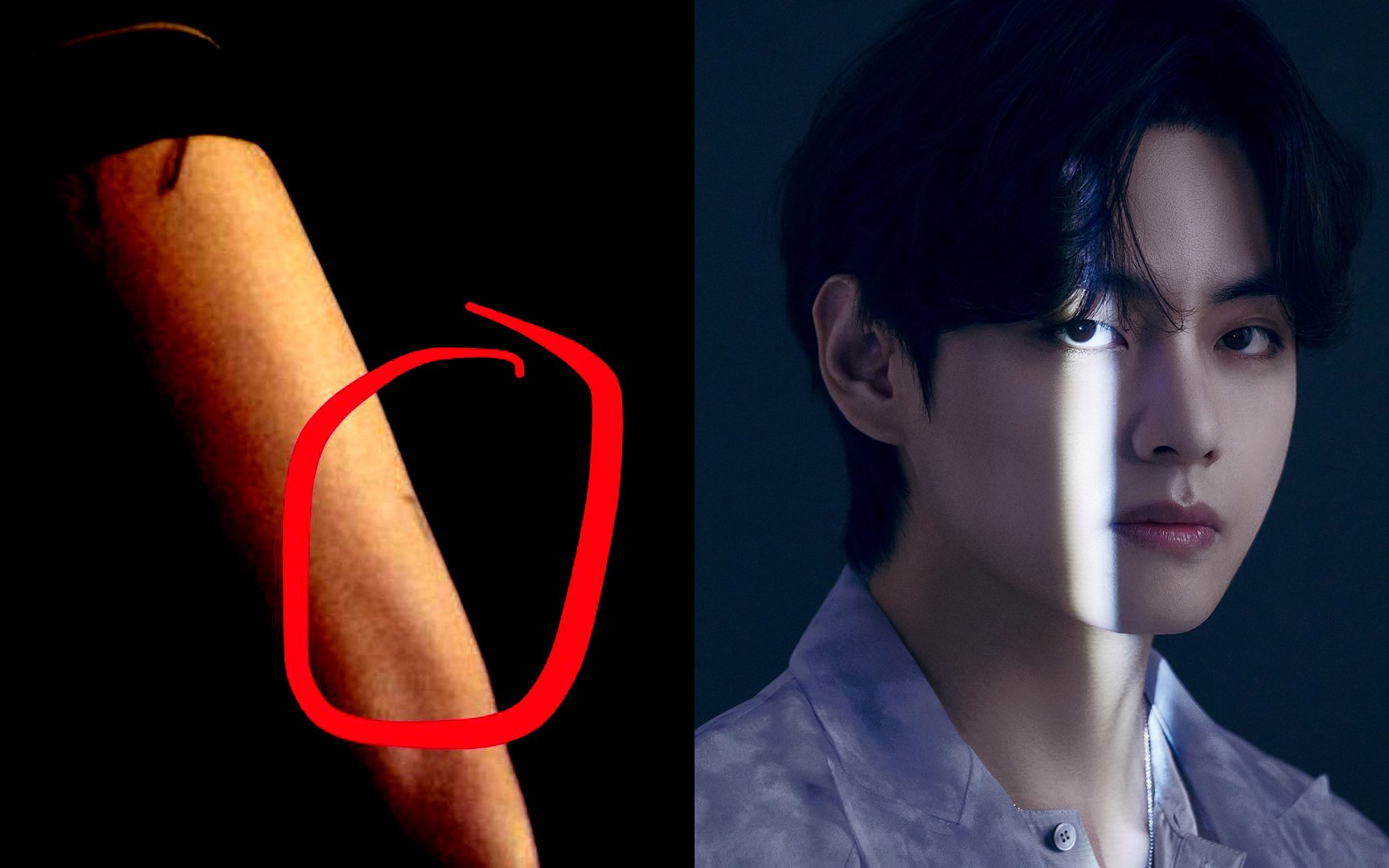 This is where V really got his friendship tattoo | allkpop This is where V really got his friendship tattoo | allkpop