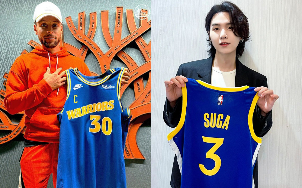 Stephen Curry Shows Love For Suga From BTS, 'See You Soon