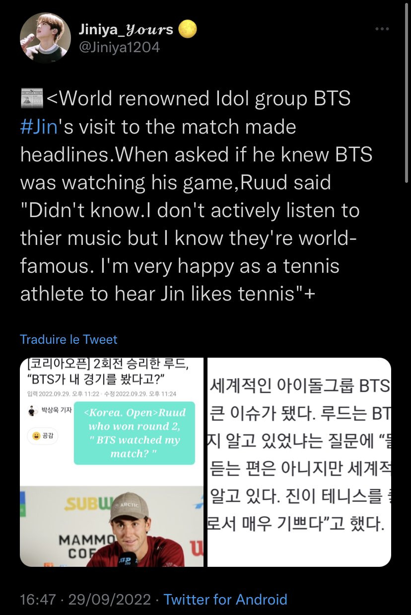 BTS star Jin showcases his sporty side while playing Tennis in costly  ensemble worth Rs 1,98,000