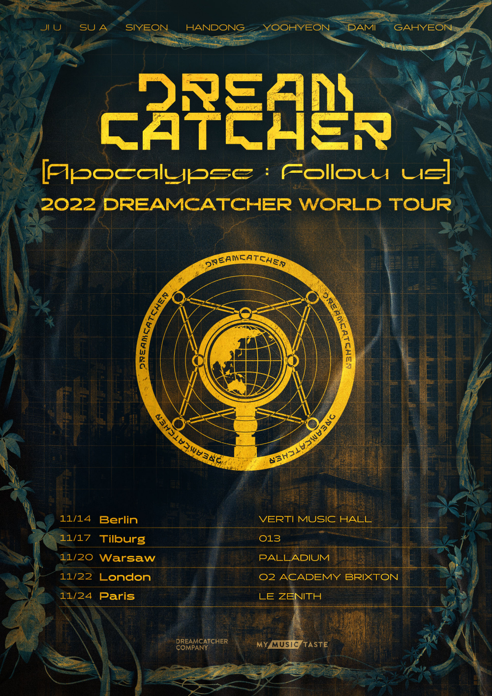 dreamcatcher world tour europe