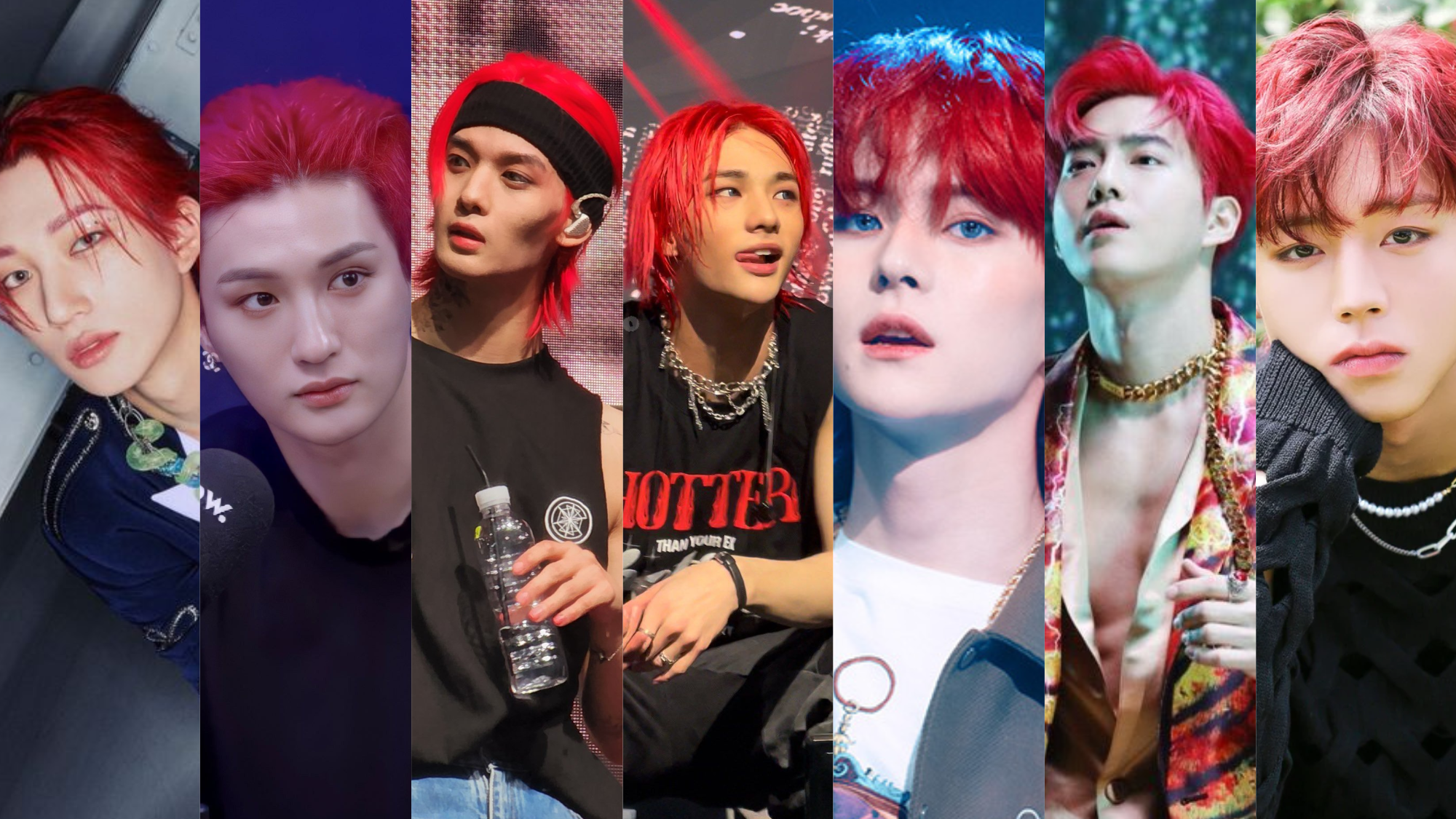 13 Male K-Pop Idols Who Were Hot as Fire with Red Hair | allkpop