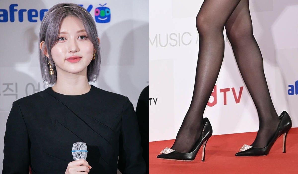 Netizens split over IVE's stylist giving member Gaeul ill-fitting shoes |  allkpop