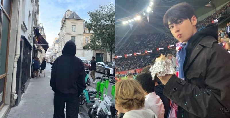 Ча Ыну поделился фотографиями из Парижа, и фанаты в восторге от его красоты