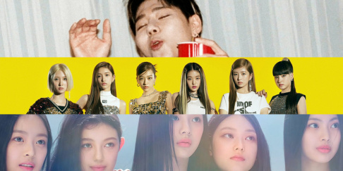BLACKPINK, Zico, J-Hope, Crush, IVE, NewJeans, Tei, 10cm