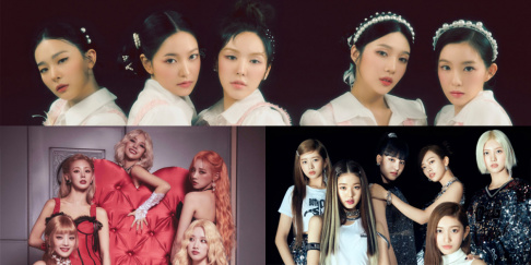 (G)I-DLE, IVE, Red Velvet