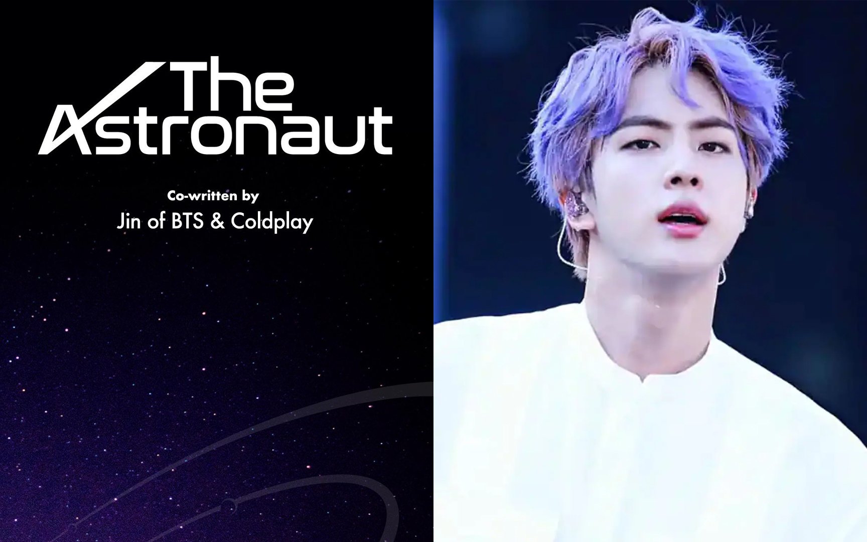 BTS's Jin drops a poster showing a celestial setting for his ...