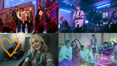 aespa, ATEEZ, Hongjoong, BLACKPINK, Rosé, Colde, Dreamcatcher, EVERGLOW, EXO, Gaho, i-dle, iKON, Lucy, P1Harmony, Red Velvet, Stray Kids, TWICE, Xdinary Heroes