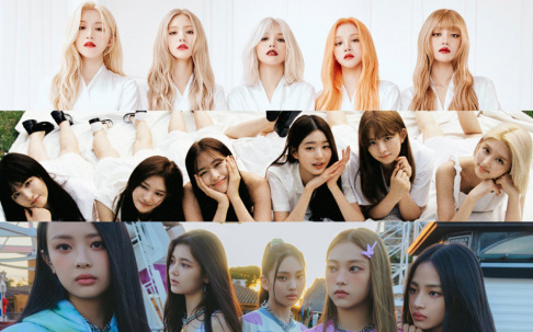 (G)I-DLE, IVE, NewJeans