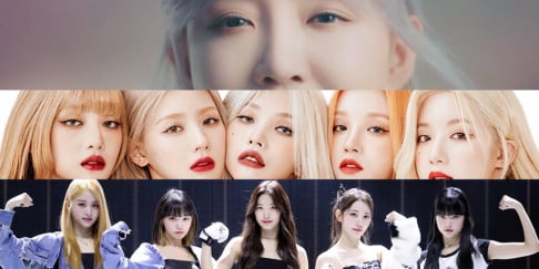 BLACKPINK, Zico, (G)I-DLE, IVE, LE SSERAFIM, NewJeans, Tei, Younha