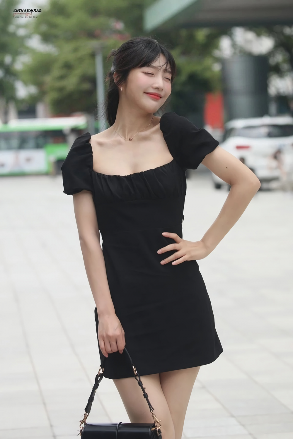 Joy best sale black dress