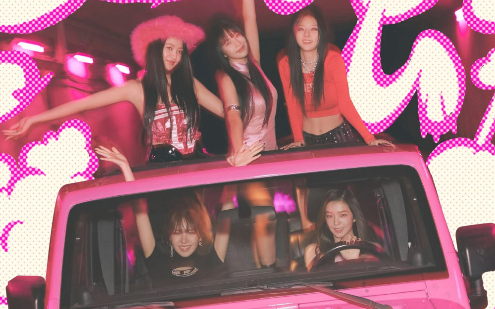 Red Velvet goes out for a night drive in the new teaser photos for 'The