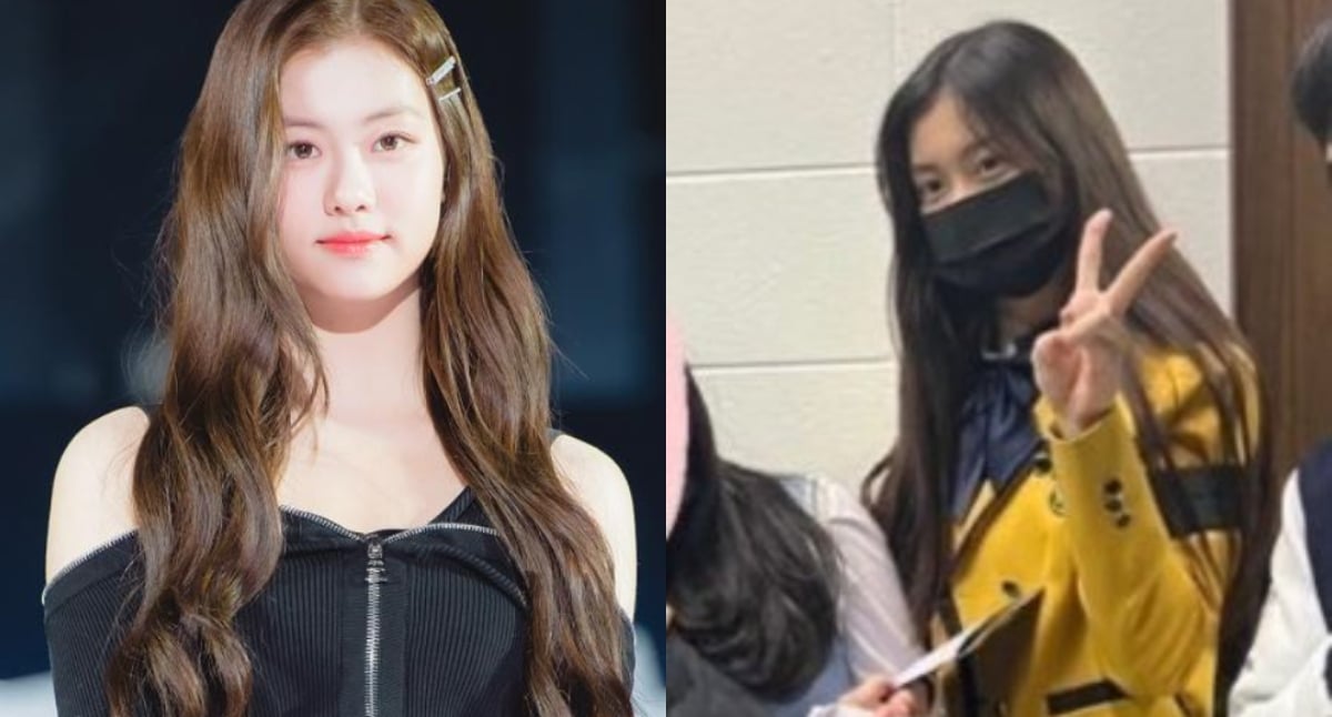 Former LE SSERAFIM's Kim Garam is spotted posing for a photo while in