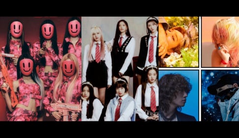 Big Bang, BLACKPINK, (G)I-DLE, IVE, NewJeans, Red Velvet, Seventeen