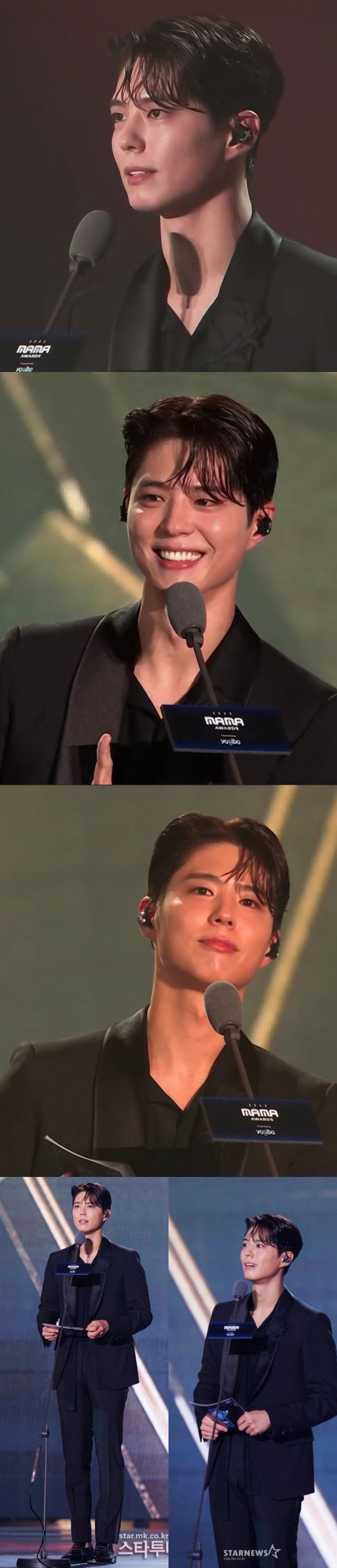 Park Bo-gum sends international fans into frenzy with his appearance at the  2022 MAMA Awards Day 1