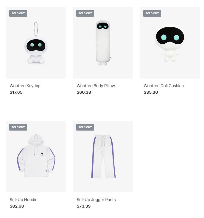 Jin's 'The Astronaut' merch with Wootteo gets sold-out instantly