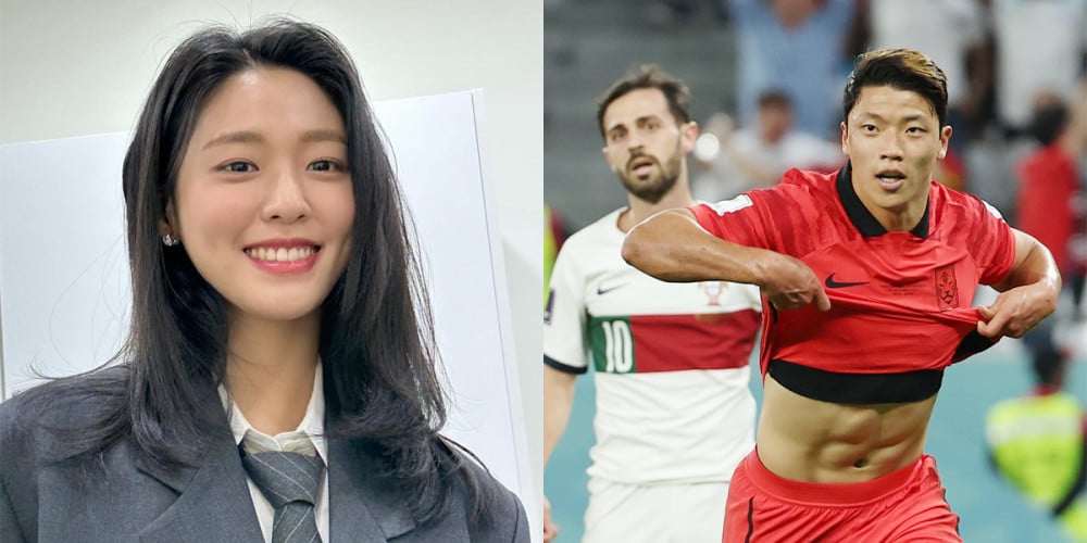 Seolhyun gives a shout out to South Korean national soccer player Hwang Hee Chan, her elementary school junior