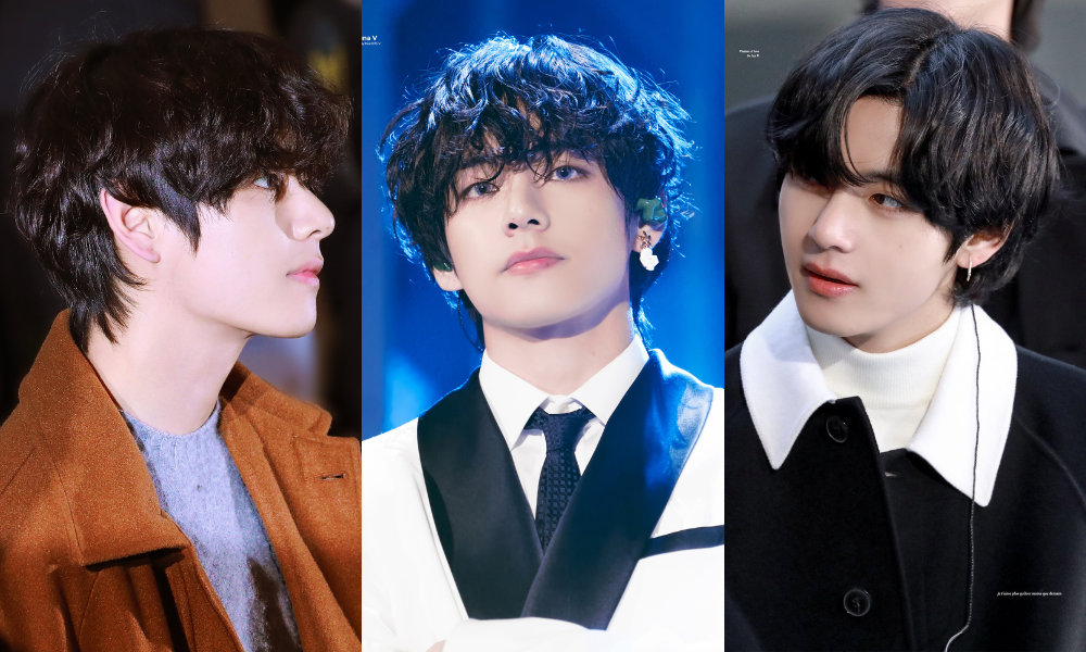 Photos of Taehyung with Curly  Wavy Hair  KoreBucom