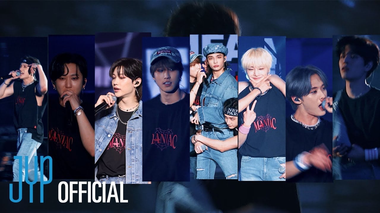 Stray Kids crowd the stage in 
