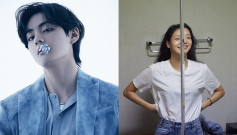 BTS, V, Kim Go Eun