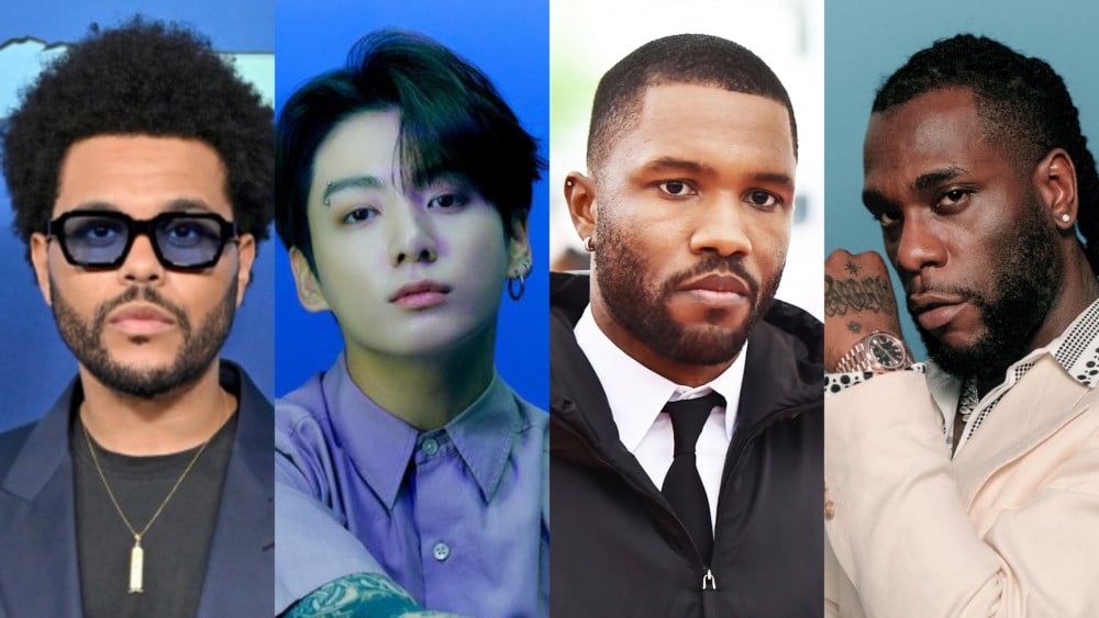 Jungkook, The Weeknd, Burna Boy, and Frank are the only Singers on Rolling Stone's Singers Of All Time' List who debuted in the 21st century |